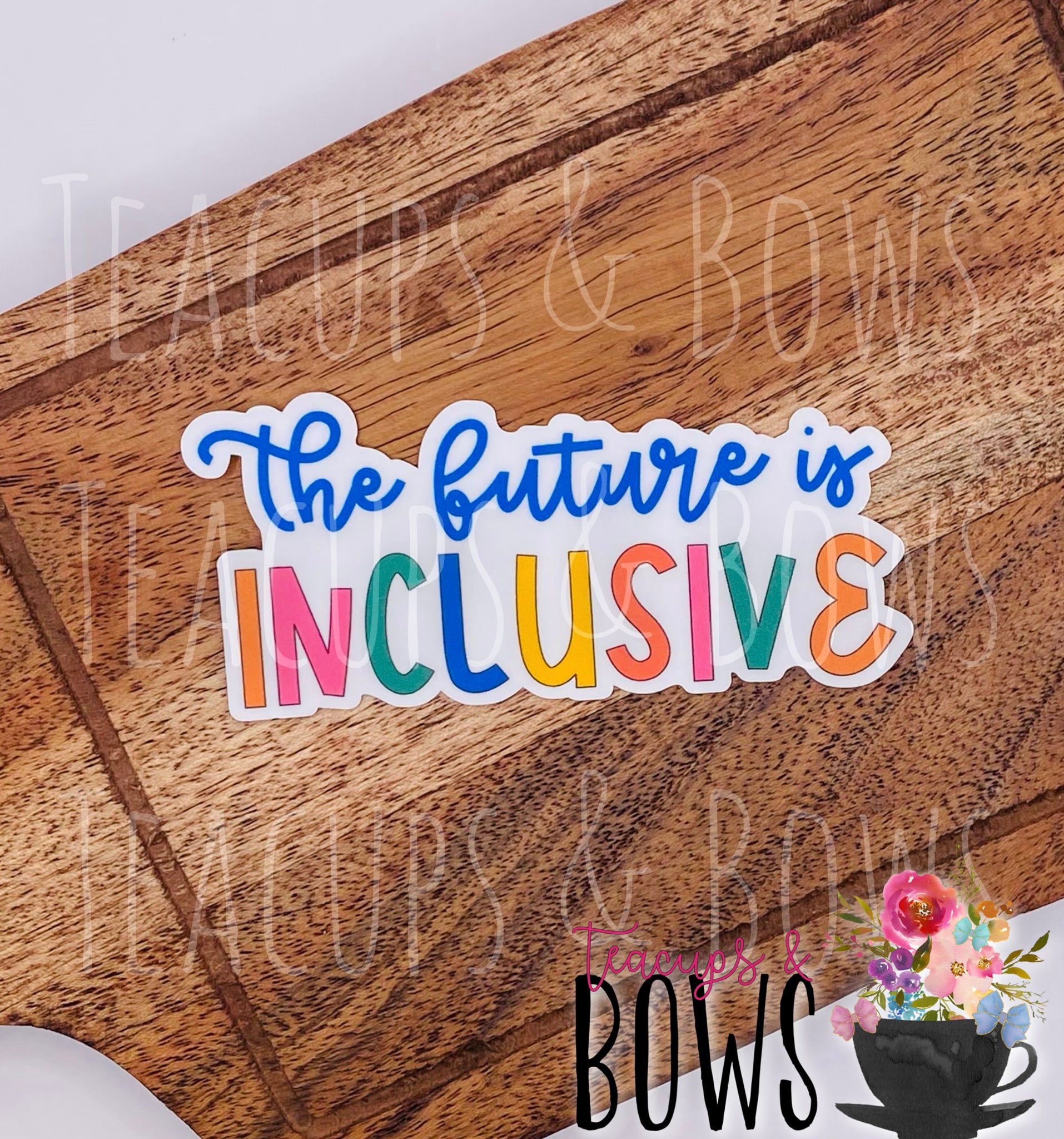 Inclusive Vinyl Sticker Decal